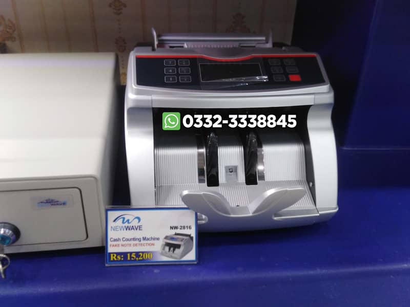 Mix Value Cash Sorting Fake Note counting till billing machine locker 12