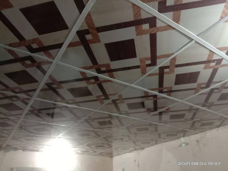 False ceiling- pvc wall panels-vinyl flooring-gypsum ceiling-wallpaper 5