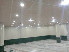 False ceiling gypsum 2x2 - Pvc Wall panel - Wooden floor - Wallpapers