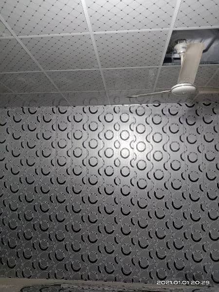 False ceiling- pvc wall panels-vinyl flooring-gypsum ceiling-wallpaper 11