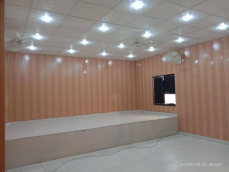 False ceiling- pvc wall panels-vinyl flooring-gypsum ceiling-wallpaper 12