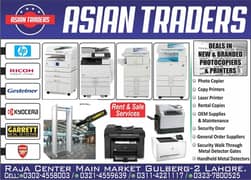 Ricoh, Sharp, Kyocera, HP Printers and Photocopiers and Scanner