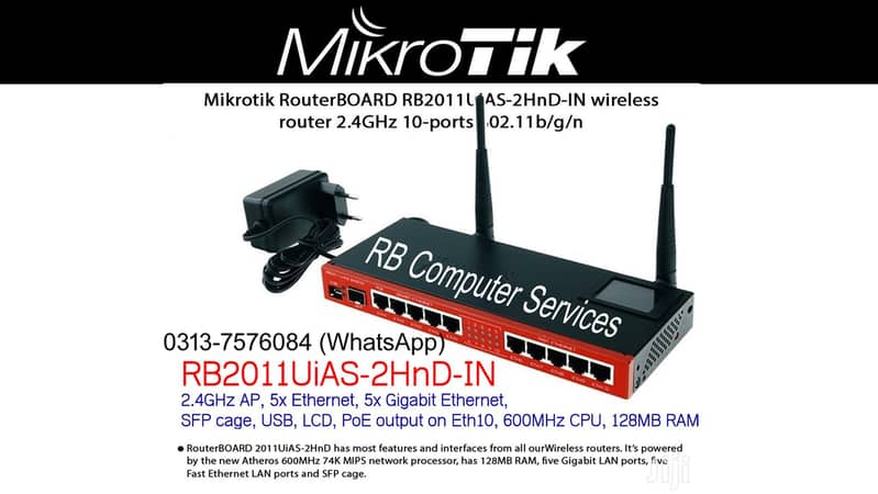 mikrotik routerboard rb2011uias 2hnd in