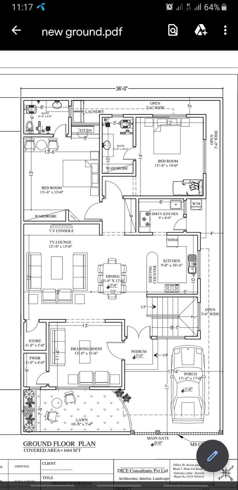 Architectural drawings and 3d animations 1