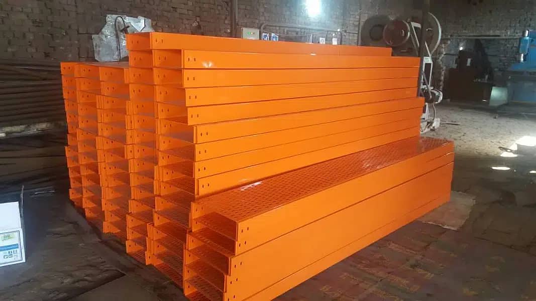 Cable Tray Ladder Perforated Mesh Duct Solid Bottom All Sizes Quality 0