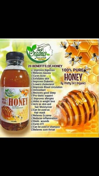 honey pure organic and wild 0