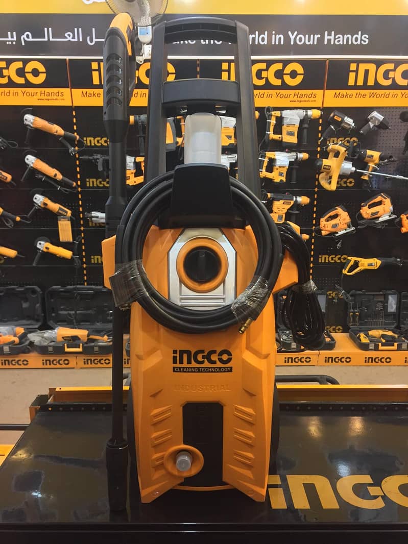 New) INGCO industrial High Pressure Car Washer Machine - 150 Bar 9