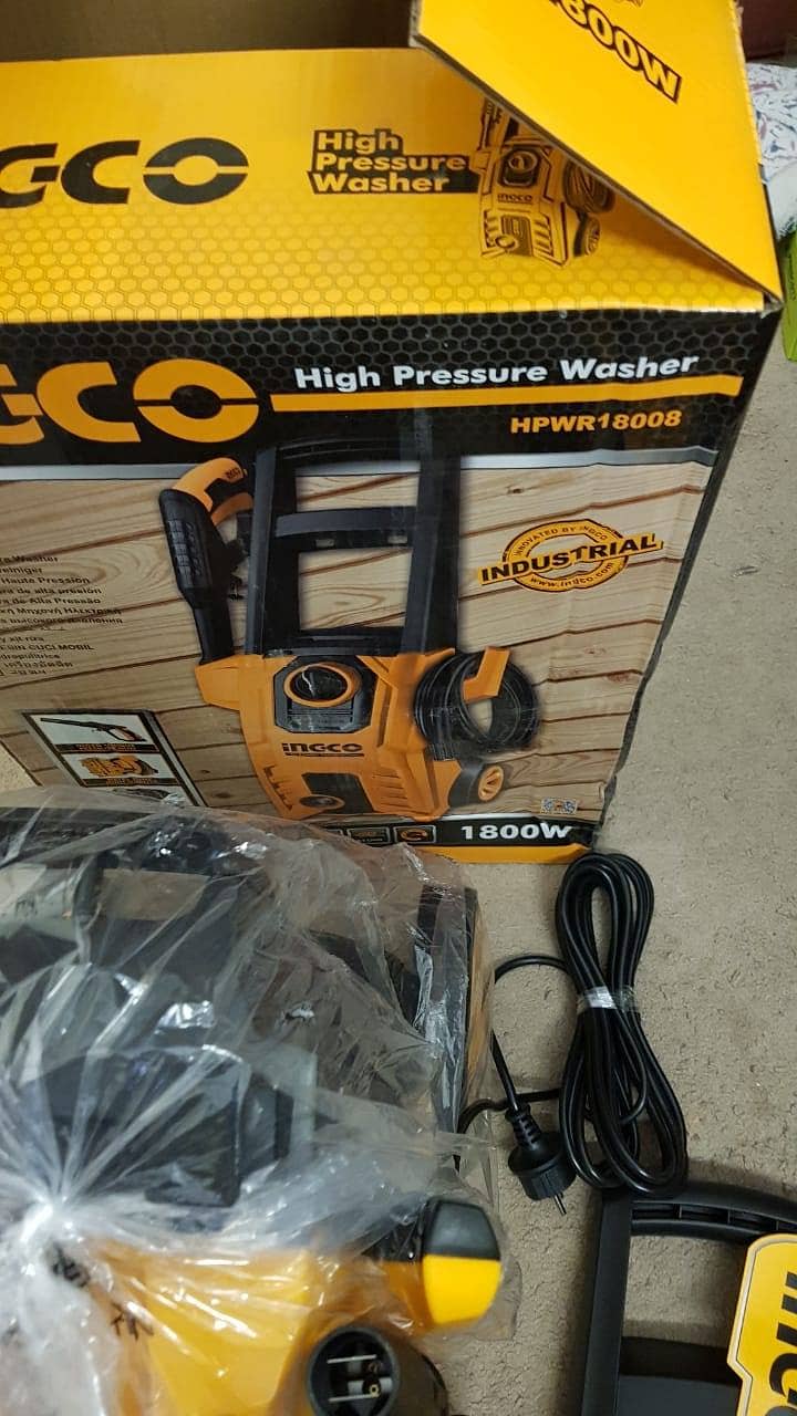 New) INGCO industrial High Pressure Car Washer Machine - 150 Bar 11