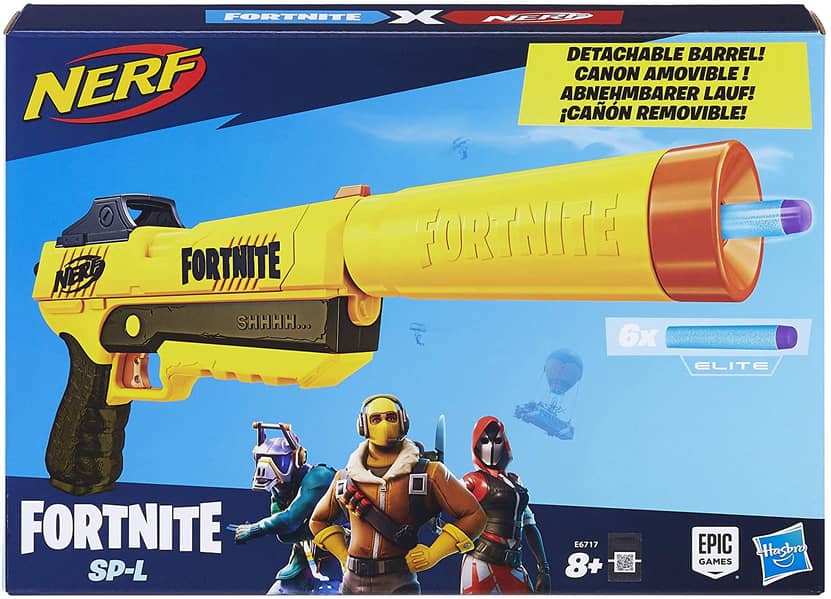 Nerf Fortnite SP-L Elite Plastic Dart Blaster gun 0