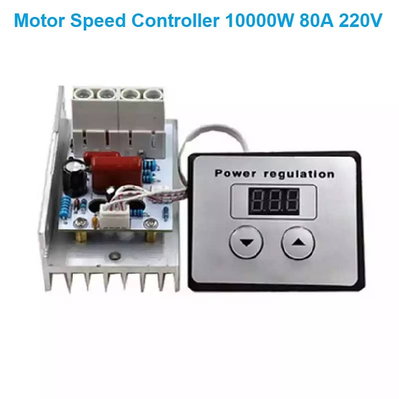 220V 10000W 80A SCR Digital Control Electronic Voltage Motor Regulator 0