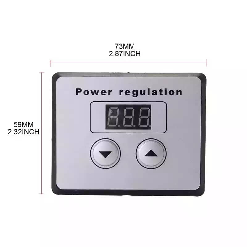 220V 10000W 80A SCR Digital Control Electronic Voltage Motor Regulator 4