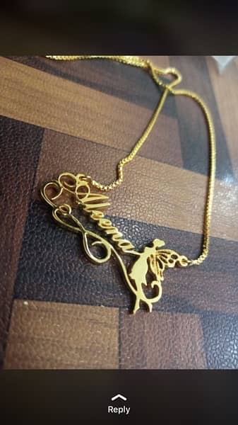 name gold plated locket necklace cufflinks rings bracelet locket coatp 3