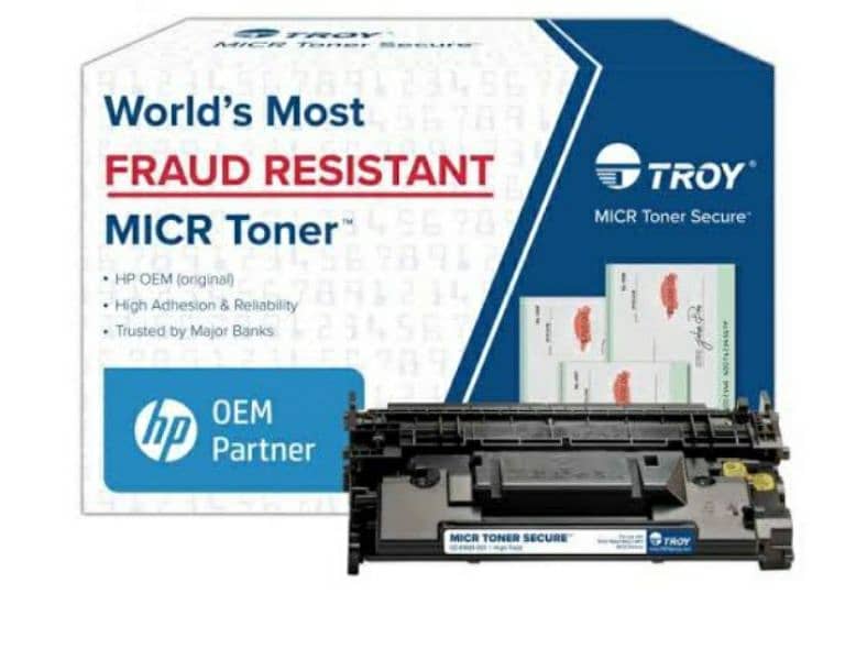 Troy Micr Toners For Cheque printing 0