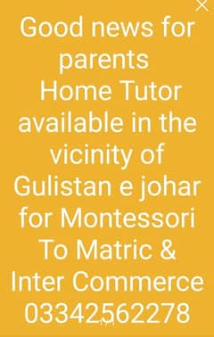 Home Tuition for primary students