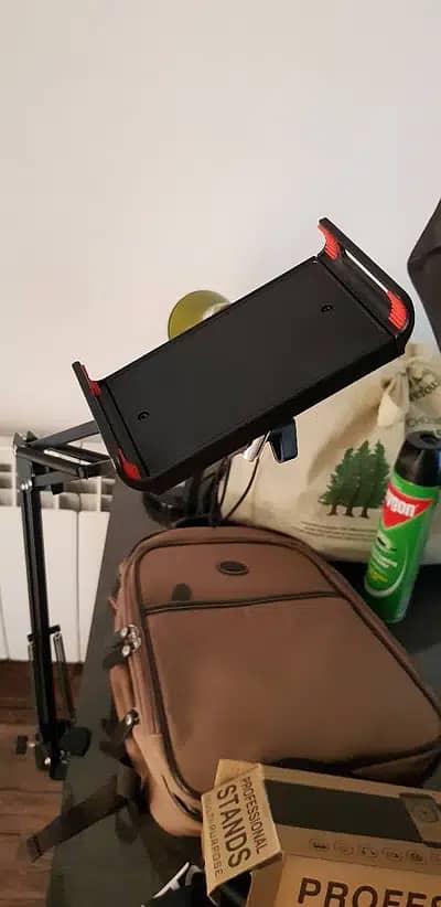 Mobile tablet Stand for Youtube tiktok unboxing videos. 1