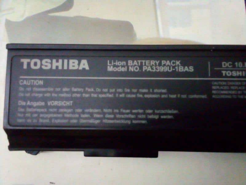 Toshiba Original battery pack PA3399U-1BAS (Satellite, Tecra, Dynabook 9