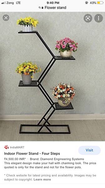 Flower stand