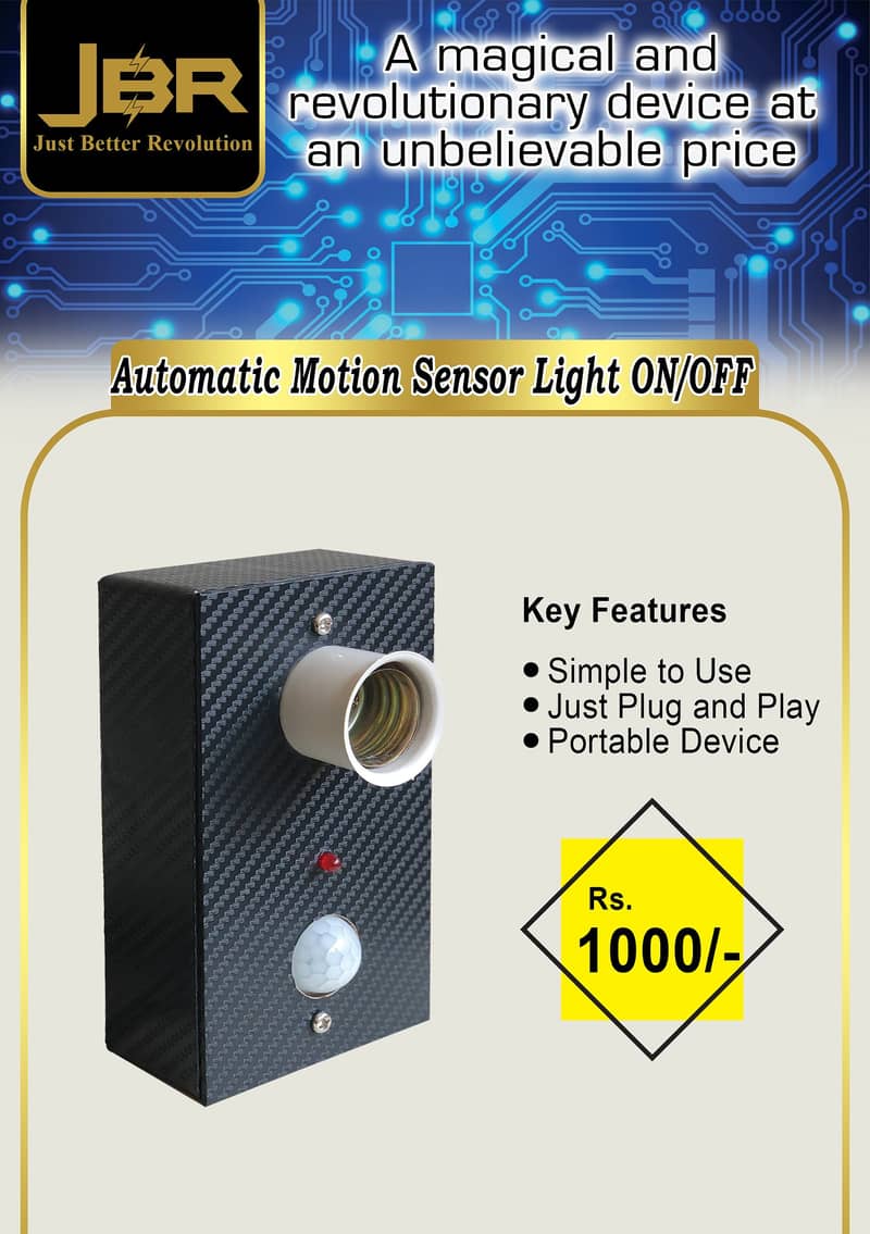 Automatic Motion Sensor Light ON/OFF 1