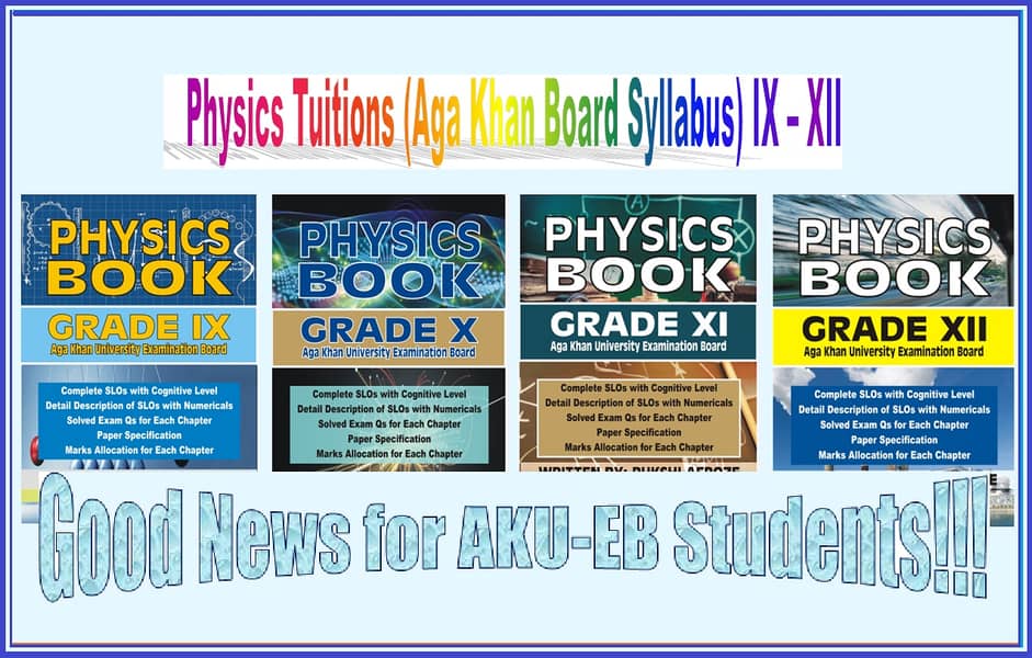 Online Physics Tuitions (Aga Khan Board Syllabus) IX – XII Available! 3