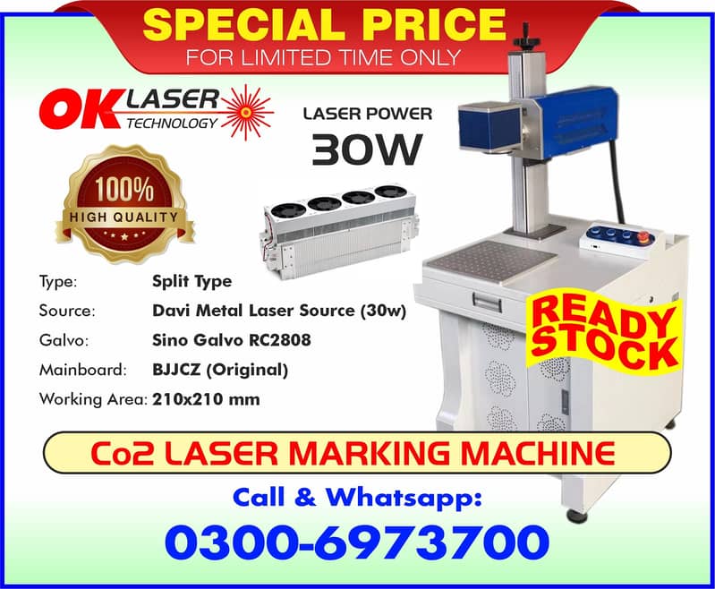 30W CO2 Laser Marking Machine Laser Machine 0