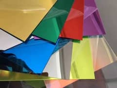 Acrylic mirror sheet available