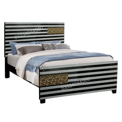 Wooden Double bed without mattress
