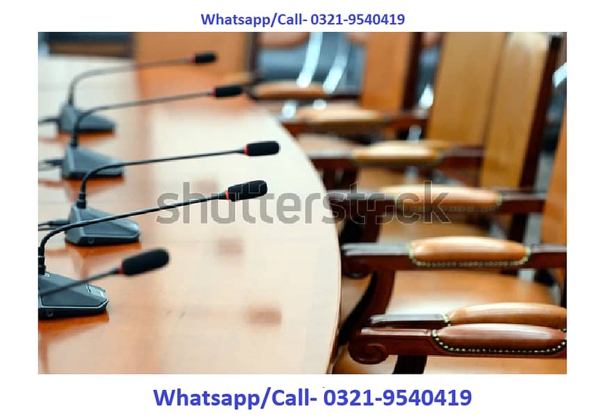 Public Address System | Wireless Conference | Audio Video Conference 10