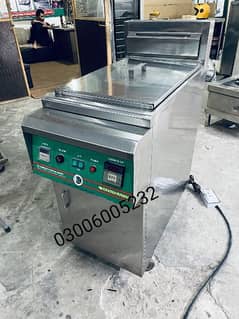 Double Basket Fryer Automatic 2 Year Guarantee Pizza Oven Counter