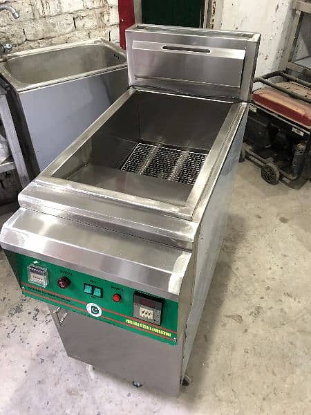 Double Basket Fryer Automatic 2 Year Guarantee Pizza Oven Counter 2