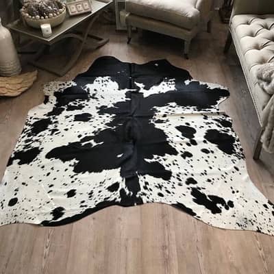 Cow Hide Rugs | Leather hair on Carpets/Rugs  for luxary Living room 0