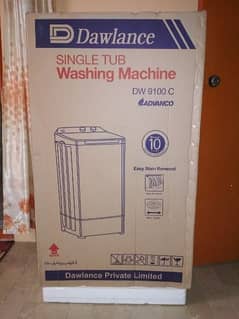 Dawlance washing machine DW 9100 C