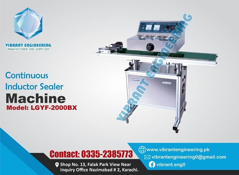 Induction Sealing Machine Aluminium foil jar sealer Packing Machine 6