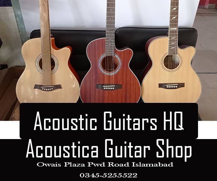 Acoustic guitars collection at Acoustica guitar shop 0