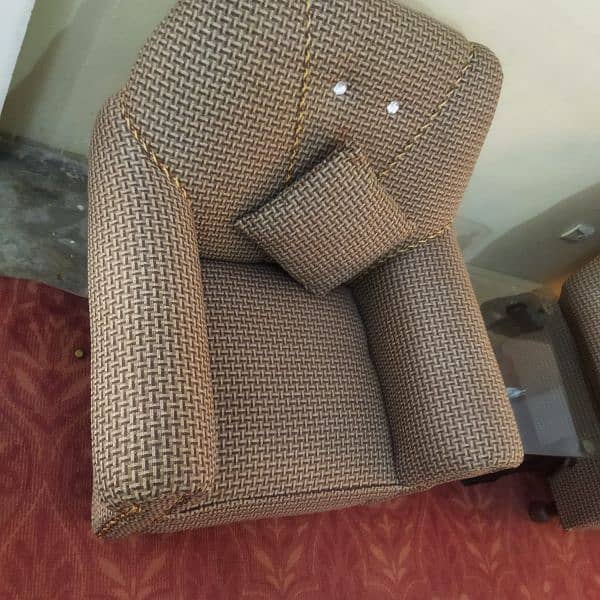 Solid Structure Sofa Set 3