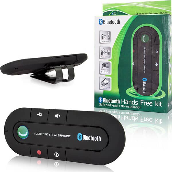 Bluetooth Handsfree Car Kit Wireless Bluetooth Speaker Phone MP3 Music 1