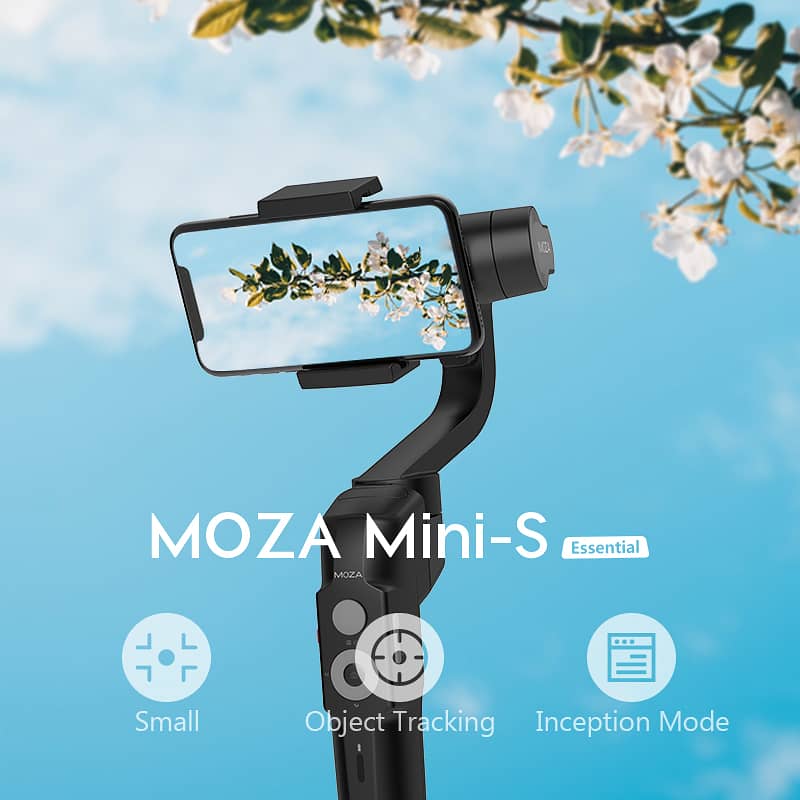 Moza Mini-S Essential Smartphone Gimbal (Black) Brand New Box Pack 0