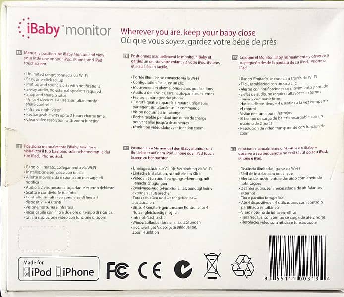 ibaby monitor  original price 18000 pinpack only 5999 5