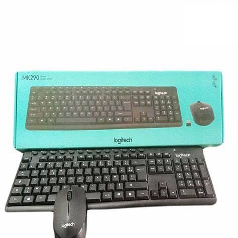 Logitech Wireless Combo Keyboard Mouse MK290 Home Delivery Availab New 2