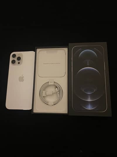 Iphone 12 Pro Silver 256gb Dual Sim Pta Approved Full Box Mobile Phones