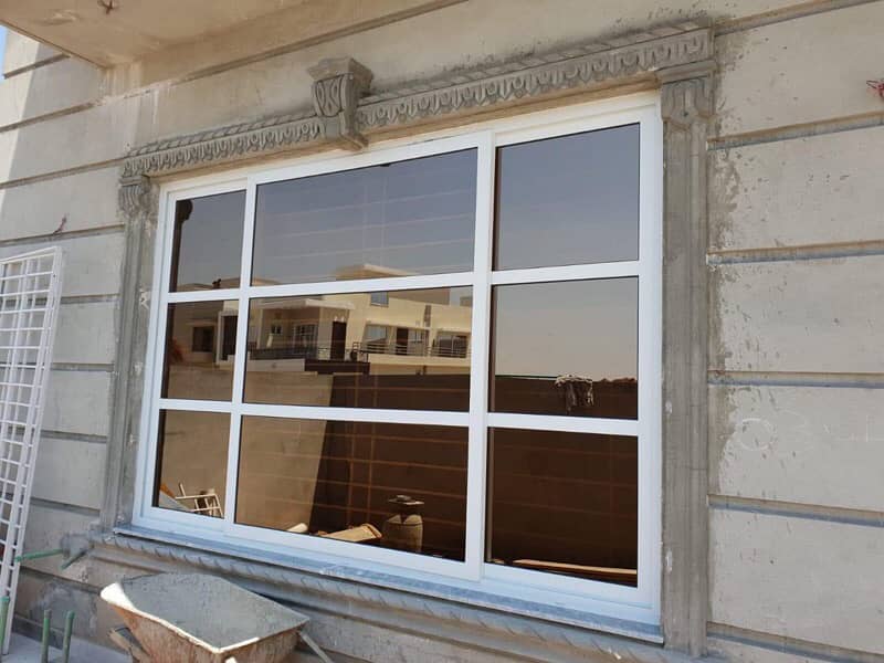 Aluminium UPVC Glass Window Door Work 3