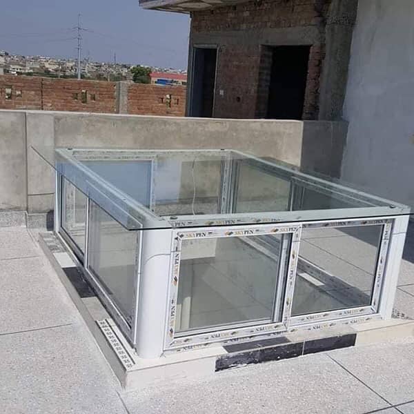 Aluminium UPVC Glass Window Door Work 11