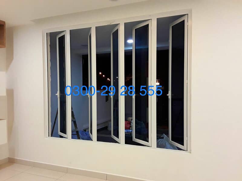 Aluminium UPVC Glass Window Door Work 15