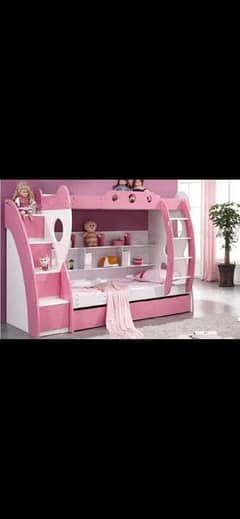 pink bunk bed 0