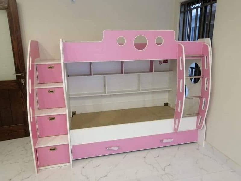 pink bunk bed 1