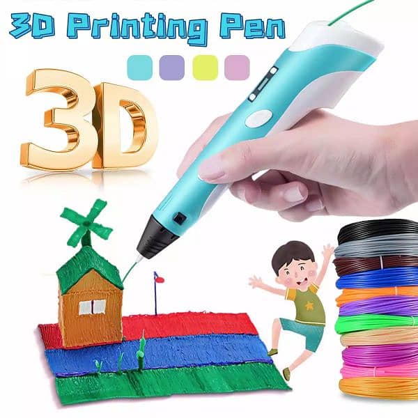 3D Pen Drawing pen for Kids With PLA/ABS Filament 1.75mm Birthday Gift 0