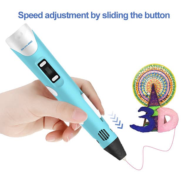 3D Pen Drawing pen for Kids With PLA/ABS Filament 1.75mm Birthday Gift 12