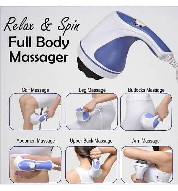 Relax & Spin Tone Full Body Massager 1