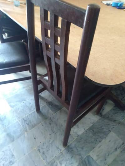 Dining Table with six chairs
