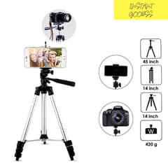 Mobile Tripod Stand with Mobile Holder Portable for Live Stream Video