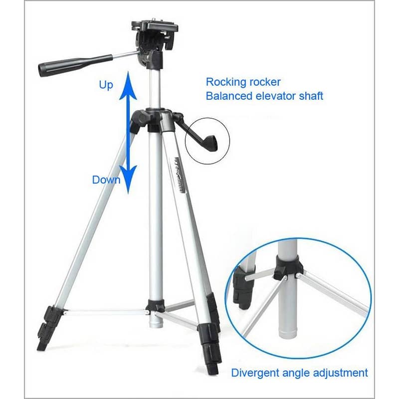 Mobile Tripod Stand with Mobile Holder Portable for Live Stream Video 2